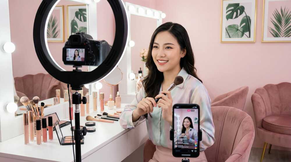 黄色仓库美妆教程视频